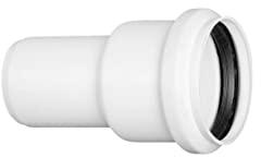 Succsale -PLAST HT-Reduzierstüc - Übergangsrohr A/I DN 40/32- exzentrisch HT- Rohre-DN 50 auf40 - weiß.- DN 50/40