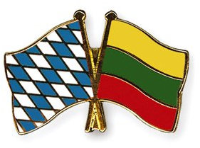 Bayern-Litauen Freundschafts Pin