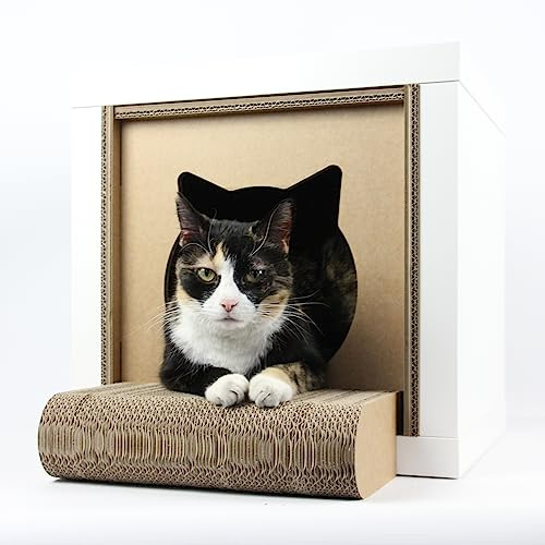 Katzenloggia, kompatibel fürs Kallax-Regal, Verstecken, Spielen, kratzen und Schlafen