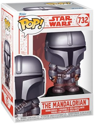 Funko POP! Star Wars: Holiday - The Mandalorian | Offizielles Sci-Fi Merch - Vinyl Sammelfigur als Regal Deko - Geschenkidee zum Geburtstag für Fans und Sammler