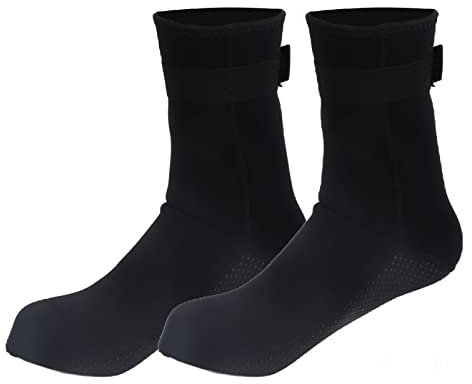 Psytfei Neoprensocken, 3 Mm Neopren-Wassersocken, Wasserdicht, Atmungsaktiv, Neoprenanzug, Tauchsocken, Tauchsocken, Tauch-Neoprenanzüge, Socke Für Damen Und Herren(XL)