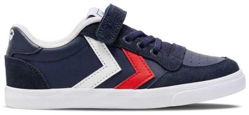 hummel kardborreband, sneakers, låg slimmer, stadil, barnstorlek, torv, 30 EU