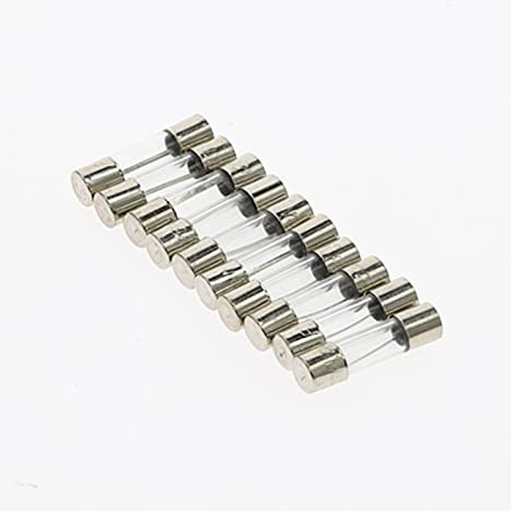 CHULKJFX Sicherung 100 Stück/Karton 5 x 20 mm Fast Quick Blow Glasrohrsicherung Assorted Kit Fast Blow Glassicherungen 1A 2A 3A 5A 6A 8A 10A 12A 15A 20A/250V(10pcs,15A)
