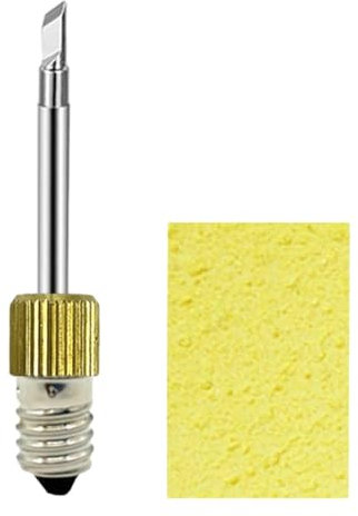 Maciun Embout fileté de rechange | Mamelon de fer à souder – 3 styles de pointes de fer à souder de rechange, fer à souder portable, portable pour interface E10