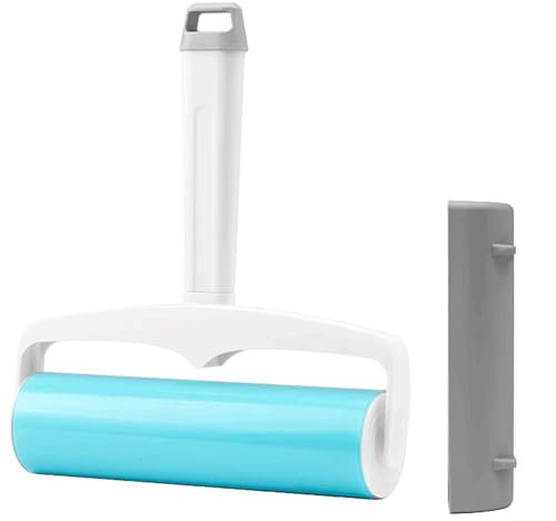 PEKJI Rullo levapelucchi in plastica con Custodia di Copertura Levapelucchi Lavabili e riutilizzabili Rulli levapelucchi Extra appiccicosi Che Si allargano 20 cm/7,8 Pollici