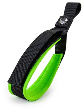 LFCXHTY Dog Leash Wrist Safety Strap, Dog Leash Wrist Strap for Hands Free, Soft Comfortable Diving Fabric, Bright Green Color