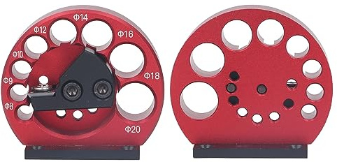 Jig Dowel Regolabile 8-20 Mm, Alluminio Aereo con Pale in Carburo di Tungsteno, Precisione 0,1 Mm per la Fabbricazione di Mobili, Legno e Falegnameria