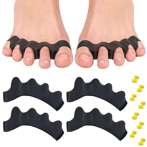 EIHI 2 Paio Separatore Dita Piede di Distanziatore Dita Piedi per Dita Sovrapposte Separatori Dita Piedi Divaricatore Dita Piedi per Dita Storte, Distanziatori Dita Piedi, Separa Dita Piedi