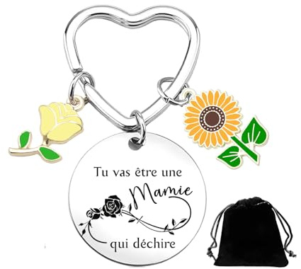 Cadeau annonce grossesse tata Porte clef Cadeau Future Maman, Tata, Marraine, Mamie cadeau tu vas etre grand mere tu vas etre maman