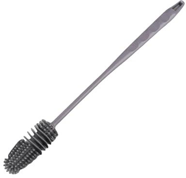 LUCKDANO Milk Bottle Brush with TPR Bristles - Long Handle Cleaning Brush for & Baby Bottles - Versatile Kitchen Cleaning Tool 12.59in Ergonomic Design