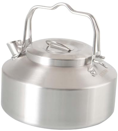 QUXVUIS Bouilloire robuste de 9 L avec double poignée pour la cuisine et le camping. Idéale pour la préparation du thé et cuisine, Pour elle est facile à transporter et à utiliser lors d'activités de