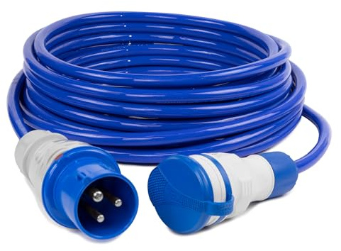 Prolunga CEE 16A - H07BQ‑F 3×2,5mm² - IP44 - Estremamente resistente - 1,5-20 metri (5 metri)