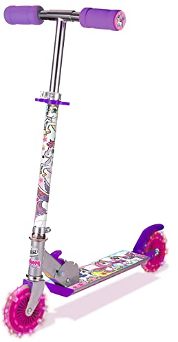 Ozbozz Trottinette Licorne avec 2 Roues Lumineuses SV13988