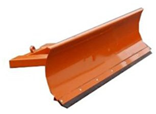 Schneeschieber für Gabelstapler 90° gewalzt Orange Breite 200 x 40 cm Räumschild Schneepflug