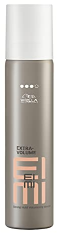 Wella Professionals EIMI Extra Volume Strong Hold Heat Protection Professional Hair Styling Mousse, For Extra Volume and Body, 75ml