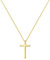 14K Gold Plated Tiny Cross Pendant Necklace for Women Simple Cross Necklaces Birthday Gifts for Women Girl Fashion Jewelry (Gold cross)