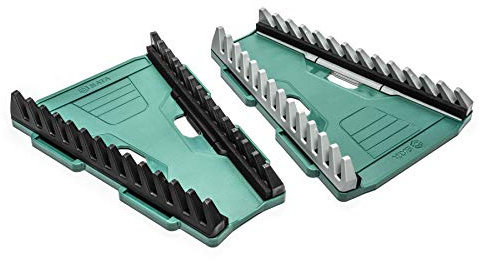 SATA ST95410 Schraubenschlüssel-Halterung Set für bis zu 13 Schraubenschlüssel mit selbstausrichtender und einrastender Konstruktion 2 Tlg.