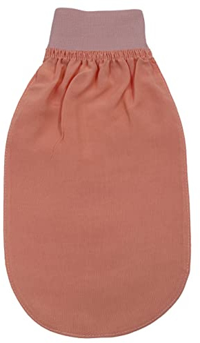 Feel Fine Türkischer Peelinghandschuh – 100% Natürliche Pflanzenseide Hammam Kese für Männer & Frauen | Handgefertigter Vegan Peeling-Schrubber für Dusche, Bad & Sauna (Rosa & Pink-Orange)
