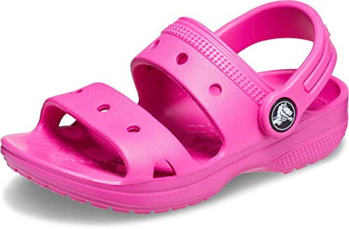 Crocs Classic Sandal T, Sandali Unisex - Bambini e Ragazzi, Juice, 23/24 EU