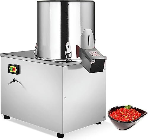 FLTRGO Commercial Cutting Machine, Professional Electric Food Chopper Stainless Steel Large Capacity Vegetable Meat Grinder Mincer Food Slicer Herb Chopper