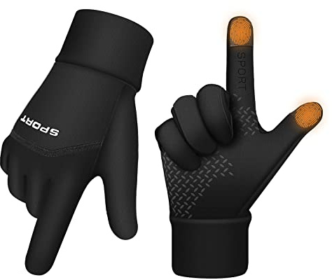 AURUZA Winterhandschuhe für Frauen Männer Kaltes Wetter, Winterradhandschuhe für Männer Frauen Handschuhe Touchscreen Fingern