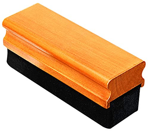 Gadpiparty Spazzola Per Pulizia Dischi in Vinile Rimuove Polvere e Macchie Cd e Manico in Legno Usare Per Pulizia Dischi in Vinile e Cd