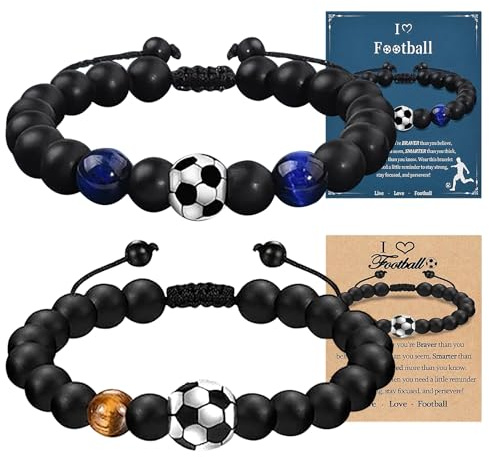 Simsky 2 Pièces Tressées Réglables Bracelet d'Amitié, de Surf pour Femme et Homme - Sport Brésilien Enfant - Cadeau pour Garçon et Fille