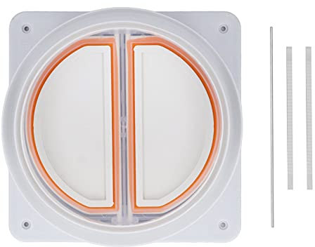Clapet anti-retour simple universel en ABS, pour hottes de cuisine et salles de bains, Anti-odeur, Installation facile, étanchéité rapide