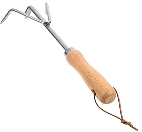 JOINPAYA Râteau De Jardinage à Main Râteau De Jardin pour Plantation Outil De Creusement Léger Et Compact