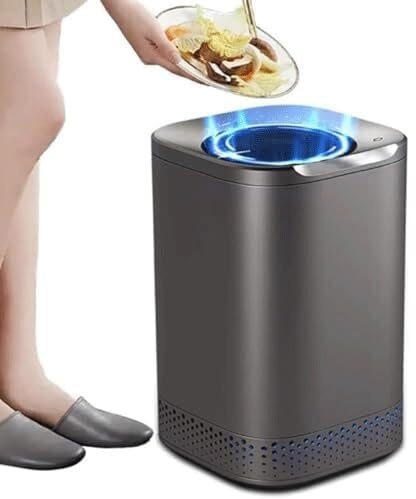 Compostiera elettrica – 700 W riciclatore automatico dei rifiuti alimentari per case ecologiche, converte senza sforzo gli scarti in compost