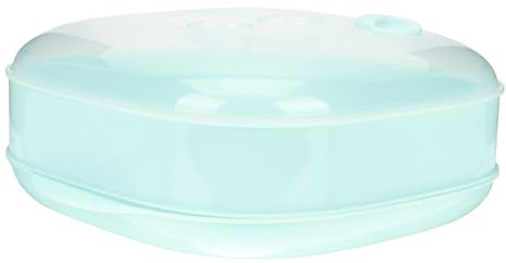 Gatuida Vaporera de Plástico para Microondas Sola Capa Gran Capacidad, Fácil de Usar y Segura para Cocinar al Vapor Cocina
