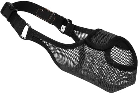 Bozal para Perros, Transpirable musoliar antimordedura antimordeduras, Bozal Flexible Ajustable, Bozal para Perros Training para Perros de tamaño Grande, Mediano (XL)