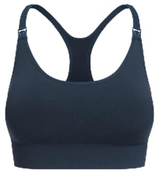 creamy fabrics Nahtloser Schwangerschafts- und Still-BH – Seamless Still-BH mit Rückenstütze, Soft-Touch Stoff, Bügelfrei, Atmungsaktives Rückenteil, Komfort-BH für Nacht & Alltag