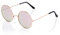 Ultra Rose Gold UV400 Round Sunglasses for Men & Women - Unisex Retro Large Round Glasses with Spring Comfort Fit Hinges - UVA UVB Protection Circle Sunglasses - Metal Framed