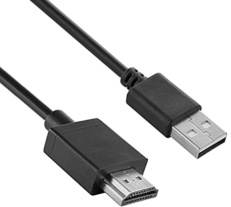 USB A to HDMI Charger Cable Adapter Power Cord,(Only for Charging)1.8M USB 2.0 Type A Male to HDMI Male Charging Adaptor Converter (Can't transfer audio video from one device to another one)