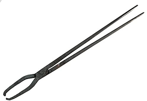 Tenaza de forja Tenaza de forja compensadas para la fabricación de cuchillos de yunque Tenaza de forja 900 mm de longitud Negro para Engineer Blacksmith Forge