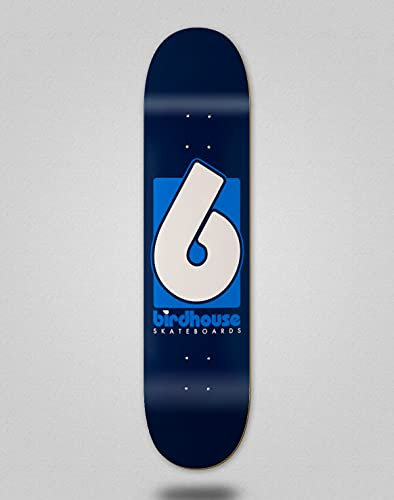 Birdhouse Skateboard Skateboard Deck Logo Deck B Logo Blau 8.375