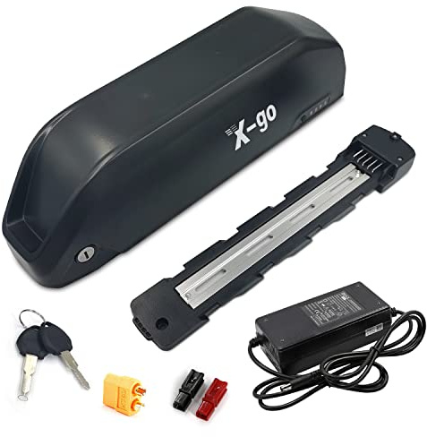 X-go Ebike Battery 48V 13Ah, 5Pin Electric Bicycle Batteries for 1000W 750W 500W 350W 250W Electric Bike Motor (48V 13Ah G2500 Cell)