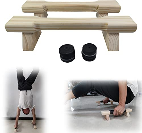 Liegestützgriffe aus Holz, Rutschfeste Griffe Liegestütze für Muskelkrafttraining, Push-Up Bars für Fitness Training zu Hause/Fitnessstudio, Fitness Zubehör
