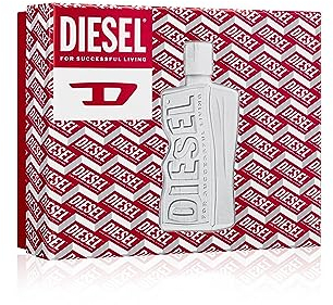 Diesel D by Diesel Eau de Toilette Set Unisex, EdT 30ml & Duschgel 75ml, frischer und würziger Duft, 2-teiliges langanhaltendes Parfum Set für Damen & Herren