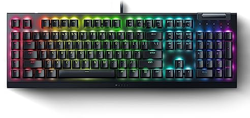 Razer BlackWidow V4 X - Tastiera meccanica da gaming: interruttori verdi tattili e cliccabili - 6 tasti macro dedicati - Chroma RGB - Keycap ABS a doppio hot - Controlli multimediali - Smorzamento del