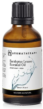 n2 Aromatherapy Aceite Esencial de Eucalipto Limón (Citriodora) - 50 ml - para Humidificador, Difusor, Limpieza Natural, Cuidado de la Piel