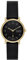 Skagen Kuppel Uhr für Damen, Quarzwerk mit Edelstahl- oder Lederarmband, Schwarz und Goldton, 32MM