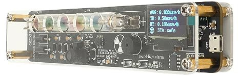 Nuklearer Strahlungsdetektor, Digitaler Geigerzähler, Tragbarer USB-Kernstrahlungsdetektor, Strahlungsdosimeter, Schalllicht, Geigerzähler