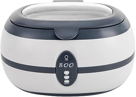Ultraschallreinigungsgerät, 600ML Ultraschallreiniger 40kHz Waschgerät, 35W Ultraschallreiniger Gerät für Schmuck/Uhren/Gläser/Zahnmedizinische Instrumente/wasserdichte Laborgeräte