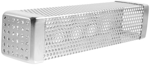 DECOMELODY Caja Ahumadora De Acero Inoxidable para Barbacoa para Cocción Al Aire Produce Sabor Ahumado Carnes y Verduras para Picnics y Fiestas