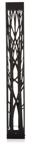 Baricus Solar Gartenleuchte aus Metall Schwarz 66 cm B-Ware | 66 cm Höhe · Metallgehäuse · Warmweiß · Solarbetrieb