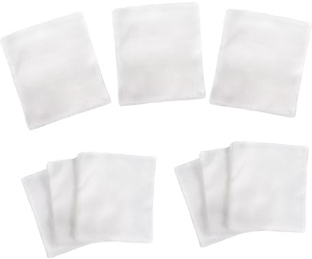 OUNONA Make Up Entferner Pads Baumwolle Dünn 25 Stück Sanfte Gesichtsreinigungspads Wattepads zum Abschminken Nagellackentfernerpads für Reisen und Zuhause