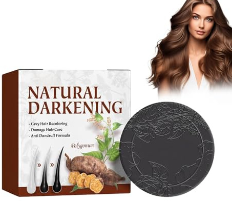 Wonsters Jabón champú Polygonum Multiflorum, champú anticaída, jabón sólido Polygonum para cabello grueso, cuidado natural del cabello negro y grueso, favorece el crecimiento capilar shampoo