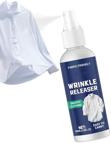 Bügelspray – 100 ml statische Sprays für Kleidung, Bügelhilfe, leichter Duftentferner für Damen und Herren, Schlafsaal, Zuhause, Reisen, Tag, Urlaub